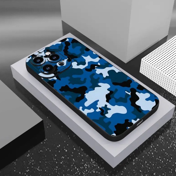 New 16 Pro Max protective case cool trendy design camo soft touch protector cam - Picture 5 of 6